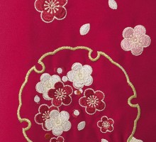 レンタル袴|卒業式|薔薇と八重桜柄の卒業式袴フルセット(ピンク系)|卒業袴(普通サイズ)