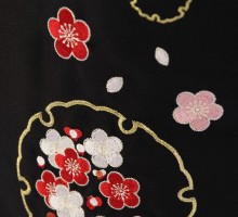 ピンクの花づくし柄の卒業式袴フルセット(ピンク系)|卒業袴(普通サイズ)　