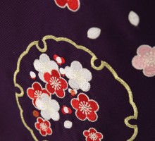 古典柄の卒業式袴フルセット(モスグリーン系)|卒業袴(普通サイズ)