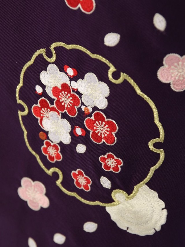 古典柄の卒業式袴フルセット(モスグリーン系)|卒業袴(普通サイズ)