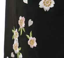 懐かしレトロ椿づくし柄の卒業式袴フルセット(多色系)|卒業袴(普通サイズ)6枚目