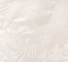 【 白無垢&紋付レンタル】孔雀松　牡丹　鶴文様　刺繍柄の打掛フルセット(白系)