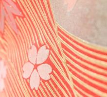 【色打掛&紋付レンタル】桜楓文様柄の打掛フルセット(ピンク系)