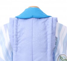 3歳男の子　被布着物セット　花うさぎフルセット(ブルー系)|男の子(三歳・被布)　