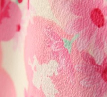 着物　7歳　ピンク薔薇　ハート柄の七五三着物レンタルフルセット(ピンク系 )|女の子(七歳)