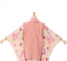 JAPAN STYLE　被布|七五三着物3歳　女の子(被布)フルセット(クリーム系)|女の子(三歳)