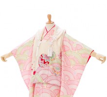 式部浪漫　KAGURAの七五三着物3歳　女の子(被布)フルセット(クリーム系)|女の子(3歳)