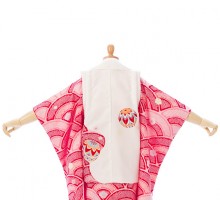 式部浪漫|KAGURAの七五三着物3歳　女の子(被布)フルセット(ピンク赤色系)|女の子(3歳)