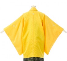 【ジュニア　紋付袴】小学校の卒業式  カラー紋付き袴姿が人気です!