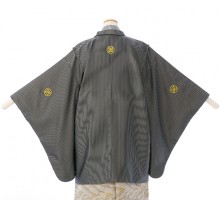 袴レンタル　小学校卒業式　紋付き袴(黒系)|男の子(小学生袴)