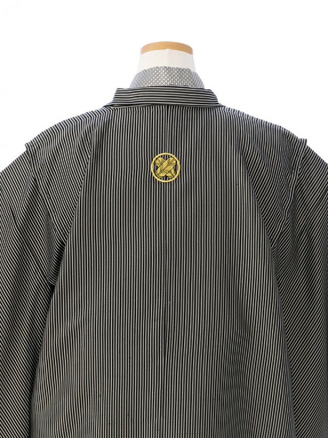 袴レンタル　小学校卒業式　紋付き袴(黒系)|男の子(小学生袴)