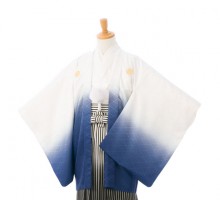 袴レンタル|小学生男|150〜155cm|卒業袴フルセット(白系)|男の子(小学生袴)