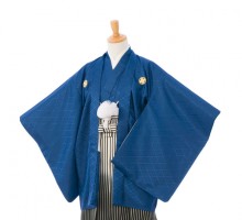 袴レンタル 小学生 |150〜155cm|卒業袴フルセット(ブルー系)|男の子(小学生袴)