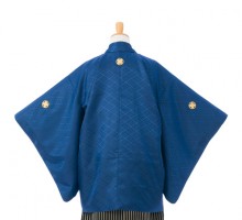 袴レンタル|小学生男|150〜155cm|卒業袴フルセット(ブルー系)|男の子(小学生袴)