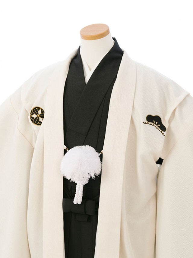 小学生　卒業式　袴|ハーフ成人式|小学生　卒業式袴(白系)|男の子(小学生袴)1