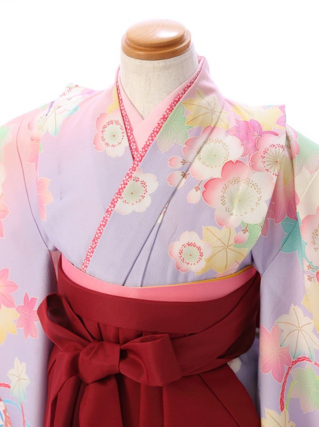 袴レンタル　卒園式　大人気　乙葉のロマンティックスイートな着物セット　　