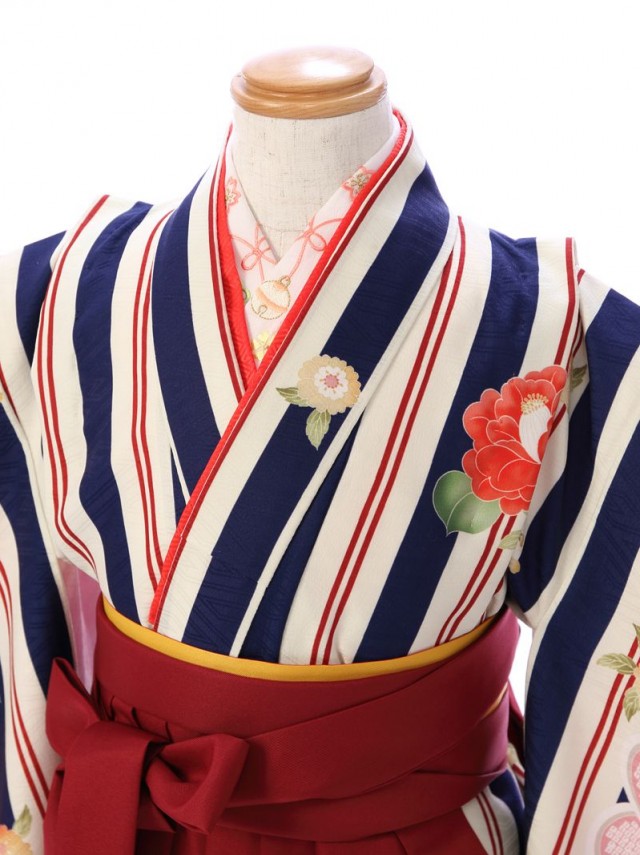 式部浪漫|110〜120|卒園式袴レンタルフルセット(ブルー系)|女の子(卒園式袴)