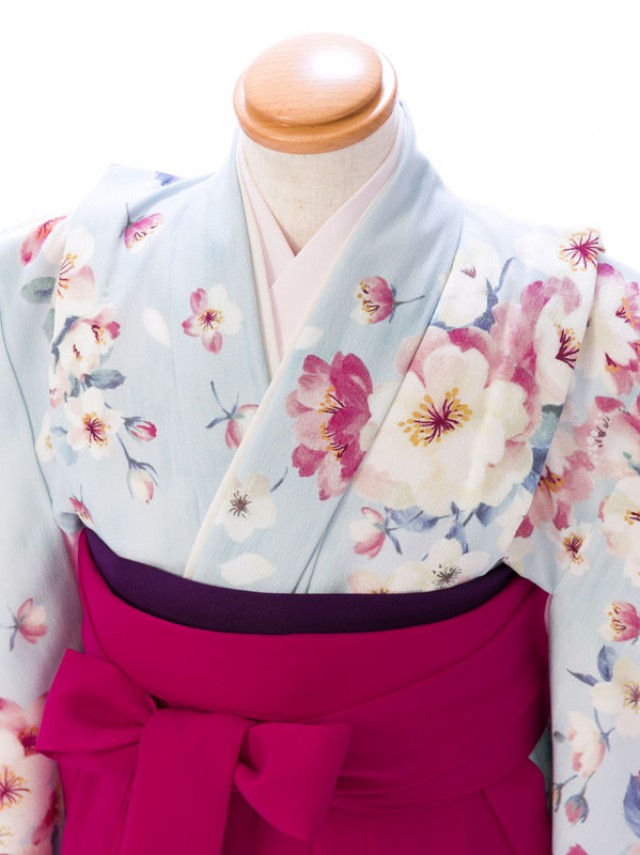 JILLSTUART|卒園式　袴着物レンタルフルセット(水色系)|女の子(卒園式袴)