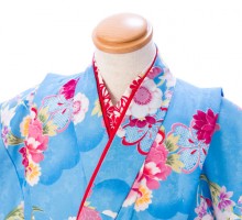 卒園式　袴セット　レンタル　晴れやかブルーが可愛い!