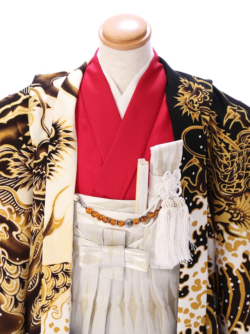 5歳男の子　羽織袴　レンタルフルセット　ブランド蒼　E-5-977