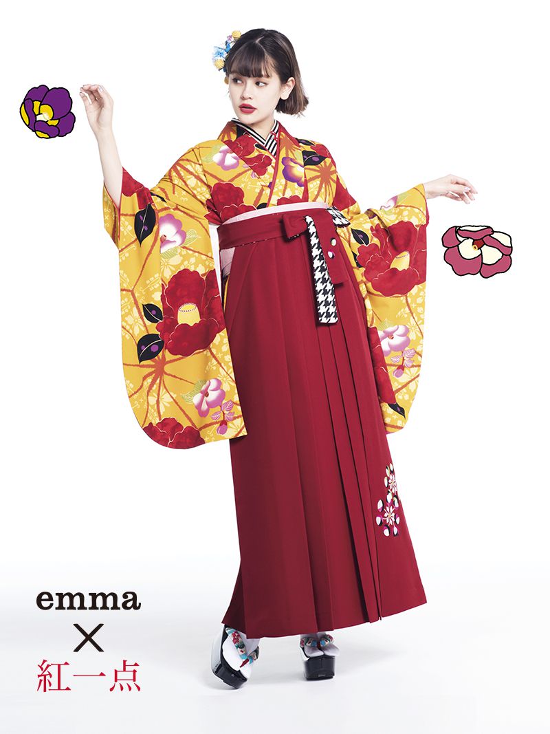 モデル　emma 　エマ　卒業式　袴